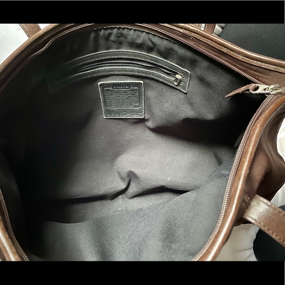 COACH TOTE BAG BROWN - Picture 4 of 7